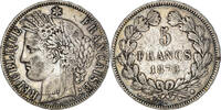 France 5 Francs Monnaie, Cérès, Bordeaux, Argent, Gadoury:742 -