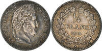 France 1/4 Franc Monnaie, Louis-Philippe, Paris, Argent, KM:740.1 -
