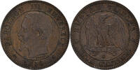 France 2 Centimes Monnaie, Napoleon III, Bordeaux, Bronze -
