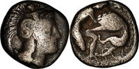 Diobole Monnaie, Calabre, Tarente, Argent, HN Italy:976 -