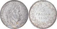 France 5 Francs Monnaie, Louis-Philippe, Rouen, Argent -