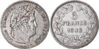 France 5 Francs Monnaie, Louis-Philippe, Strasbourg, Argent -