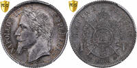 France 1 Franc Napoléon III, Strasbourg, Argent, PCGS -