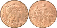 France 10 Centimes Monnaie, Dupuis, Paris, Bronze, Gadoury:277 -