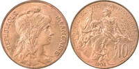 France 10 Centimes Monnaie, Dupuis, Paris, Bronze, Gadoury:277 -