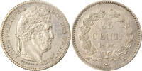 France 25 Centimes Monnaie, Louis-Philippe, Paris, Argent -