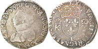 France Teston Monnaie, Charles IX, Bayonne, Argent, Sombart:4610 -