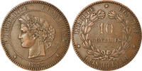 France 10 Centimes Monnaie, Cérès, Paris, Bronze, Gadoury:265a -
