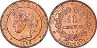 France 10 Centimes Monnaie, Cérès, Paris, Bronze, Gadoury:265a -