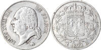 France 5 Francs Monnaie, Louis XVIII, Bordeaux, Argent -