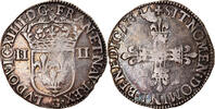France. Louis XIV (1643-1715). 1/12 Écu de Béarn à la mèche longue 1660