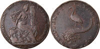 Grande-Bretagne Halfpenny Token Monnaie, Birmingham Mining & Copper Company -