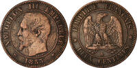 France 2 Centimes Monnaie, Napoleon III, Paris, Gad 103 -