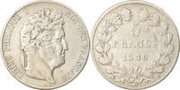 France 5 Francs Monnaie, Louis-Philippe, Strasbourg, Argent -