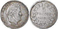France 5 Francs Monnaie, Louis-Philippe, Paris, Argent -