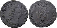 France 1/2 Sol d'Aix Louis XV, Aix, Cuivre, Gadoury:274 -