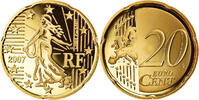 France 20 Euro Cent Paris, Proof, Laiton, Gadoury:5a., KM:1411 -