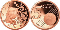 France 5 Euro Cent Paris, Proof, Copper Plated Steel, Gadoury:3 -