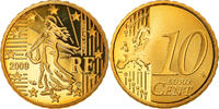 France 10 Euro Cent Paris, Proof, Laiton, Gadoury:4b., KM:1410 -