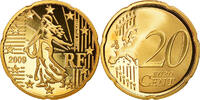 France 20 Euro Cent Paris, Proof, Laiton, Gadoury:5a, KM:1411 -