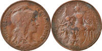 France 10 Centimes Monnaie, Dupuis, Paris, Bronze, Gadoury:277 -