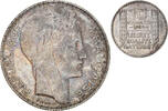 France 10 Francs Monnaie, Turin, Paris, Argent, Gadoury:801 -