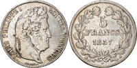 France 5 Francs Monnaie, Louis-Philippe, Paris, Argent -