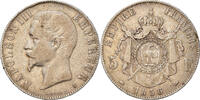 France 5 Francs Monnaie, Napoléon III, Paris, Argent, Gadoury:734 -