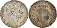 Italie 5 Lire 1879 R Monnaie, Umberto I, Rome, Argent, KM:20 SS 87,95 EUR  + 4,95 EUR frais d'envoi