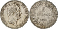 France 5 Francs Monnaie, Louis-Philippe, Paris, Argent -