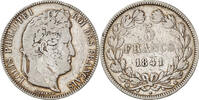 France 5 Francs Monnaie, Louis-Philippe, Bordeaux, Argent -