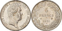 France 5 Francs Monnaie, Louis-Philippe, Lille, Argent -