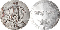 France Médaille Gravure, Grand Prix de Rome, Pêcheur attaqué par une -