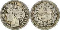 France 2 Francs Monnaie, Cérès, Bordeaux, Argent, Gadoury:529 -