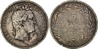 France 5 Francs Monnaie, Louis-Philippe, Paris, Argent -