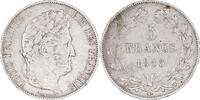 France 5 Francs Monnaie, Louis-Philippe, Lille, Argent -
