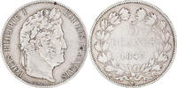 France 5 Francs Monnaie, Louis-Philippe, Paris, Argent -