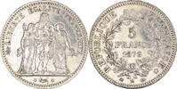 France 5 Francs Monnaie, Hercule, Paris, Argent, Gadoury:745a -
