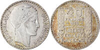 France 20 Francs Monnaie, Turin, Paris, Rameaux courts, Argent -