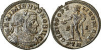 Follis Monnaie, Galère, Trèves, Bronze, RIC:594b -