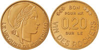 France 0.20 Franc Monnaie, Vin des Rochers, Le Velours de l'Estomac, Paris -