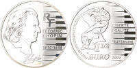 France 1-1/2 Euro Fryderyk Chopin, Paris, Proof, Argent, KM:2027 -