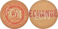 France 5 Centimes Monnaie, Fédération des Commerçants, Montauban -