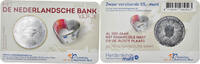 Pays-Bas 5 Euro 200th anniversary of The Dutch Bank, Silver Plated -