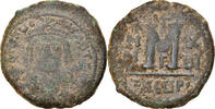 Follis Monnaie, Maurice Tibère, Antioche, Cuivre, Sear:533 -