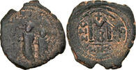 Follis Monnaie, Heraclius, avec Heraclius Constantin, Nicomédie -