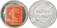 France 10 Centimes Monnaie, Timbre-Monnaie, Crédit Lyonnais, Paris -