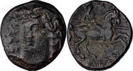 Dichalque Monnaie, Thessalie, Larissa, 3ème siècle AV JC, Bronze -