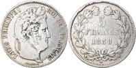 France 5 Francs Monnaie, Louis-Philippe, Marseille, Argent -