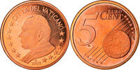 Cité du Vatican 5 Euro Cent Copper Plated Steel, KM:343 -